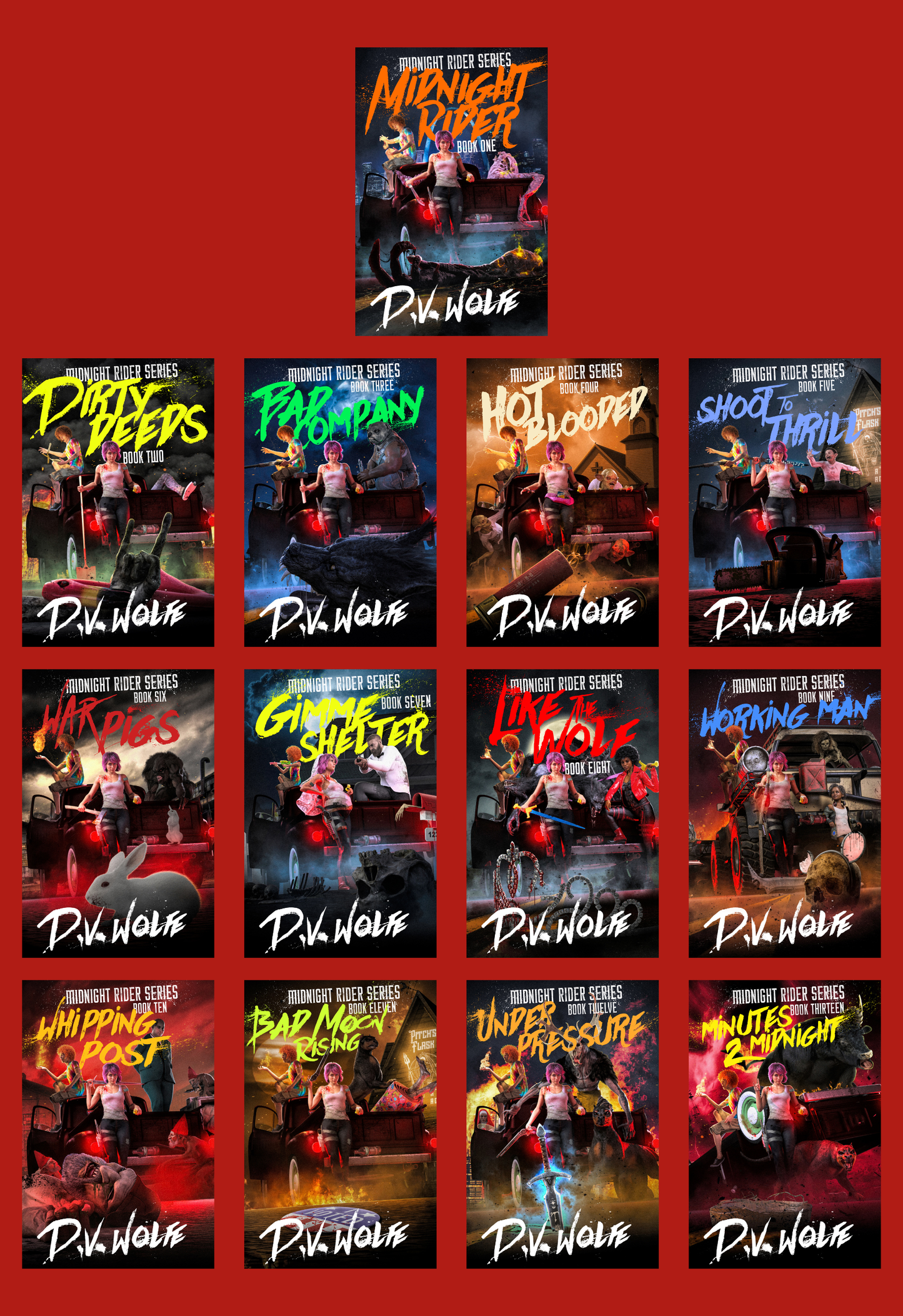 Midnight Rider Series│Books 1-13│eBook Bundle