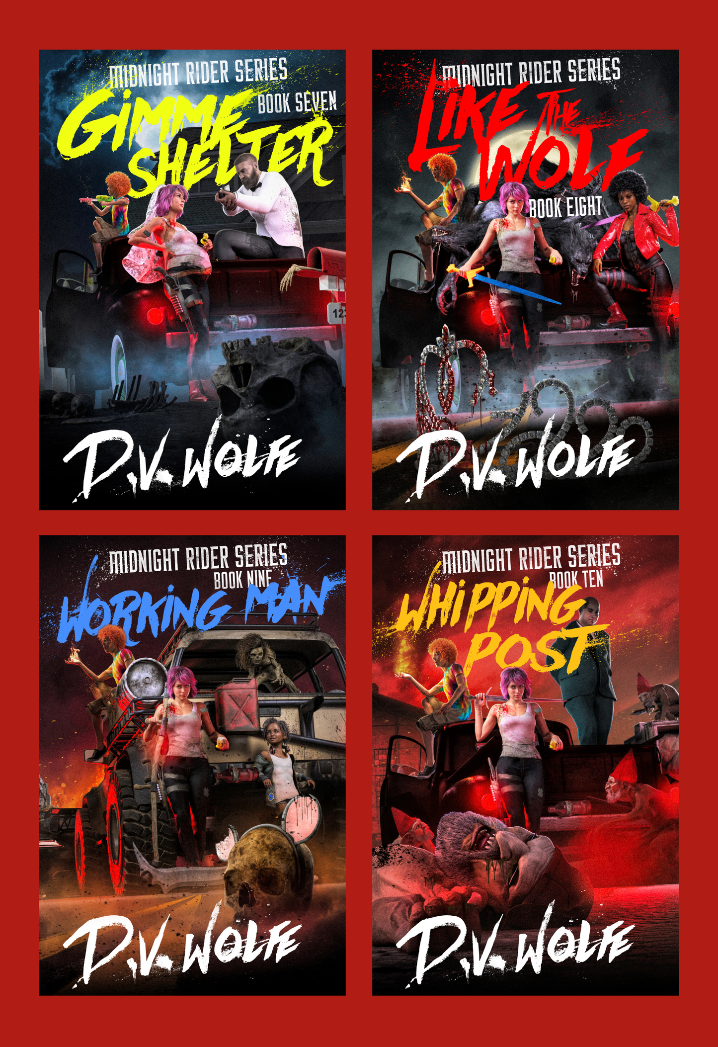 Midnight Rider Series│Books 7-10│eBook Bundle
