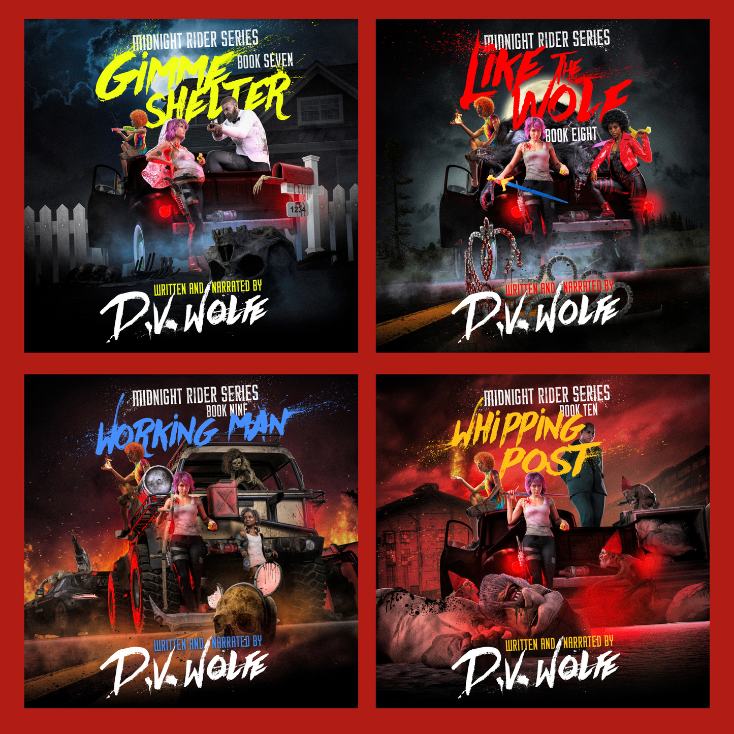 Midnight Rider Series│Books 7-10│Audiobook Bundle